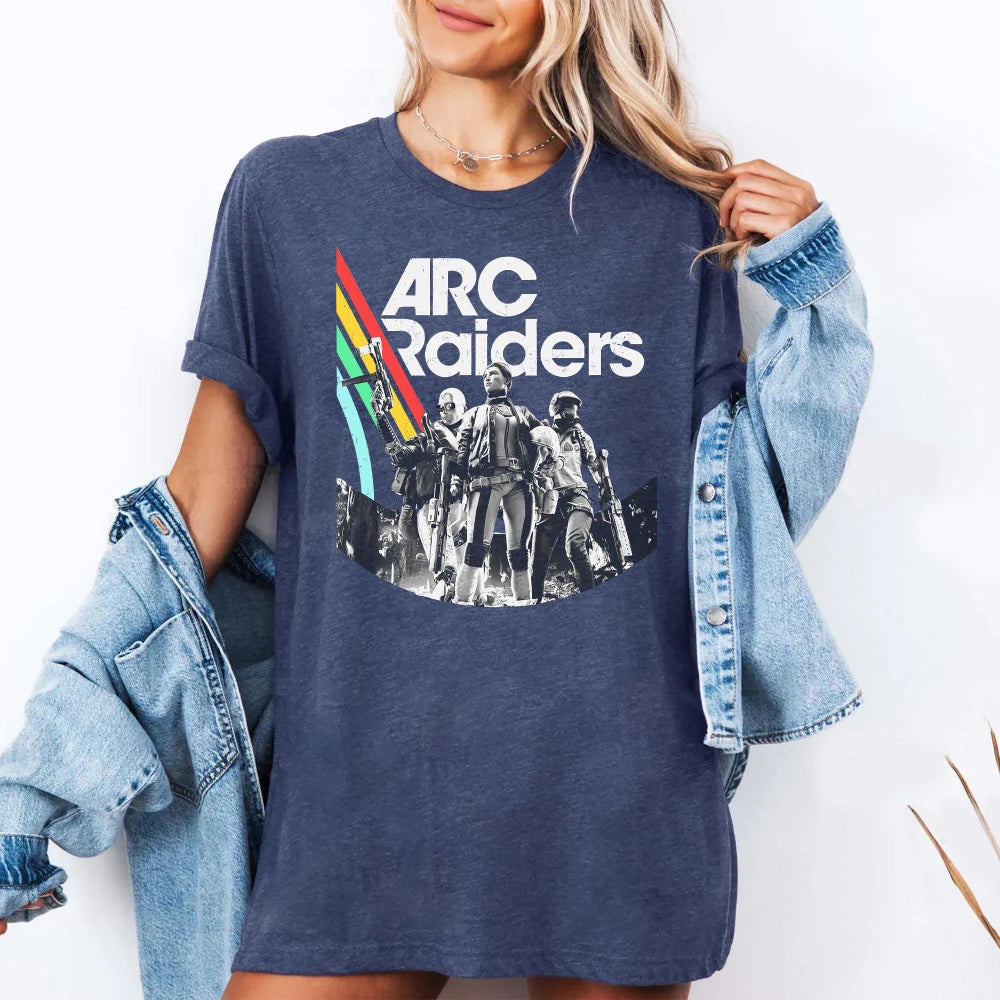 Arc Raiders Shirt Video Game Tee 55ds Graphic Clothing Graphic Short Sleeve Shirt Unisex Men Women All-Season