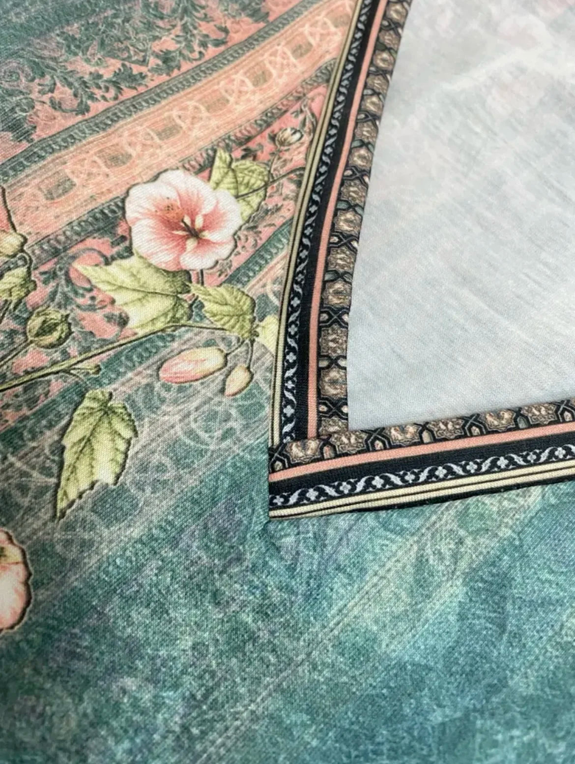 2024 Women Summer Dress Boho V Neck Short Sleeve Vintage Print Flower Dress Female Casual Holiday Beach Loose Dresses Vestidos