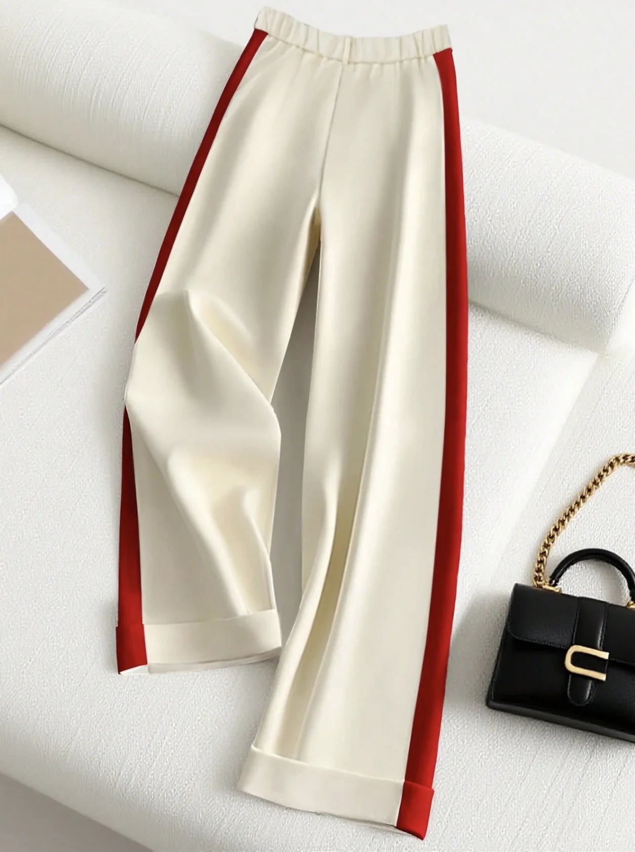 Women's directed vacation elegant leisure fashion outdoor sports slimming versatile Korean and European pants (without belt)