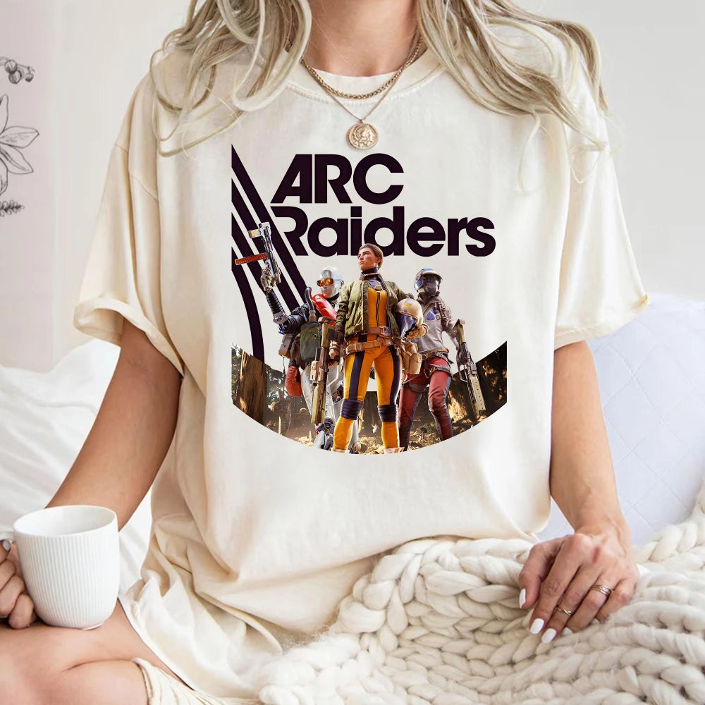 Arc Raiders Shirt Video Game Tee 55ds Graphic Clothing Graphic Short Sleeve Shirt Unisex Men Women All-Season