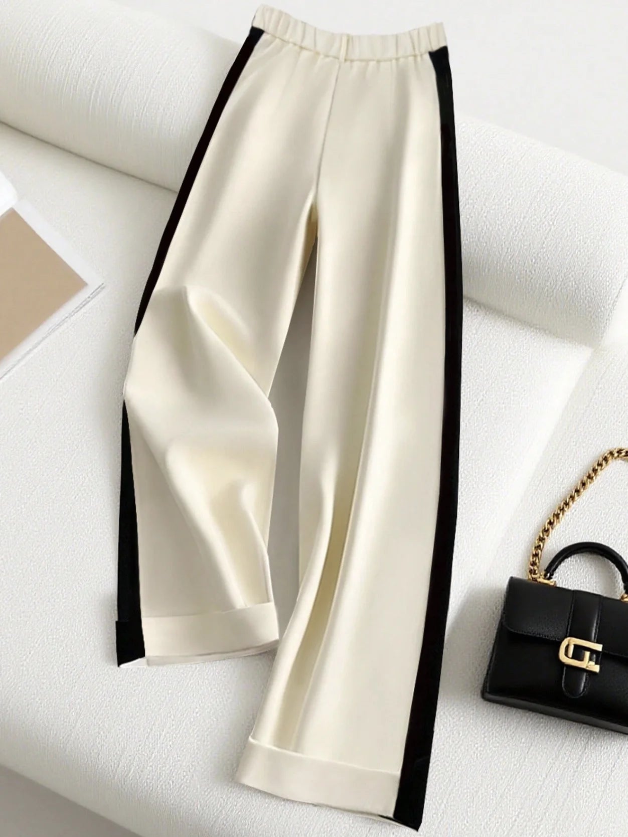 Women's directed vacation elegant leisure fashion outdoor sports slimming versatile Korean and European pants (without belt)