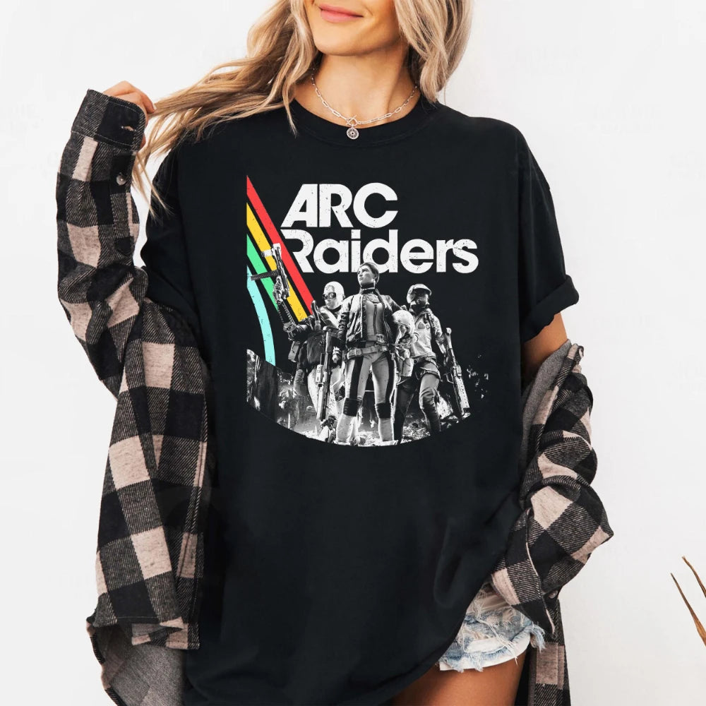 Arc Raiders Shirt Video Game Tee 55ds Graphic Clothing Graphic Short Sleeve Shirt Unisex Men Women All-Season